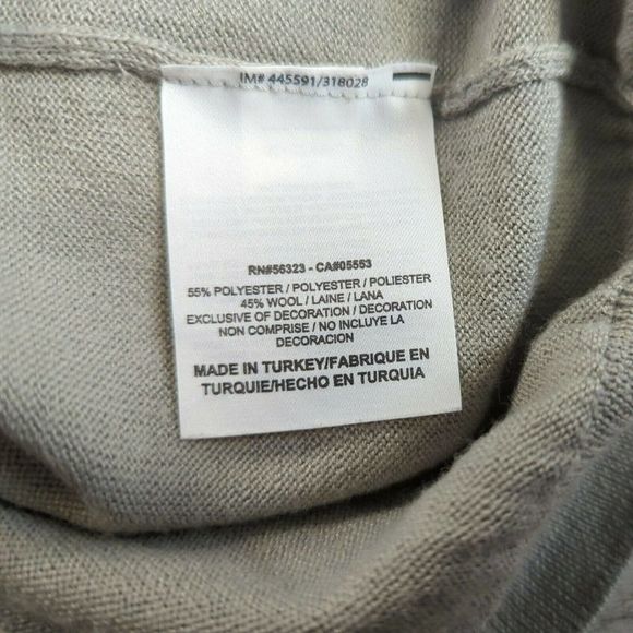 Nike Golf Men's V-Neck Sweater Vest Size Medium Gray Elastic Waist - Picture 9 of 11